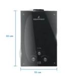 Terma de paso 7.5 Ltsmin Tipo B con vidrio templado Aquamaxx - Imagen 3
