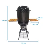 Parrilla Galaxy Top: 2 equipos en 1 (Parrilla + Cilindro) SPARTAN GRILLS - Imagen 5
