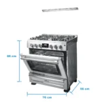 Cocina Platinum 30″ Digital a Gas SGA - Imagen 4