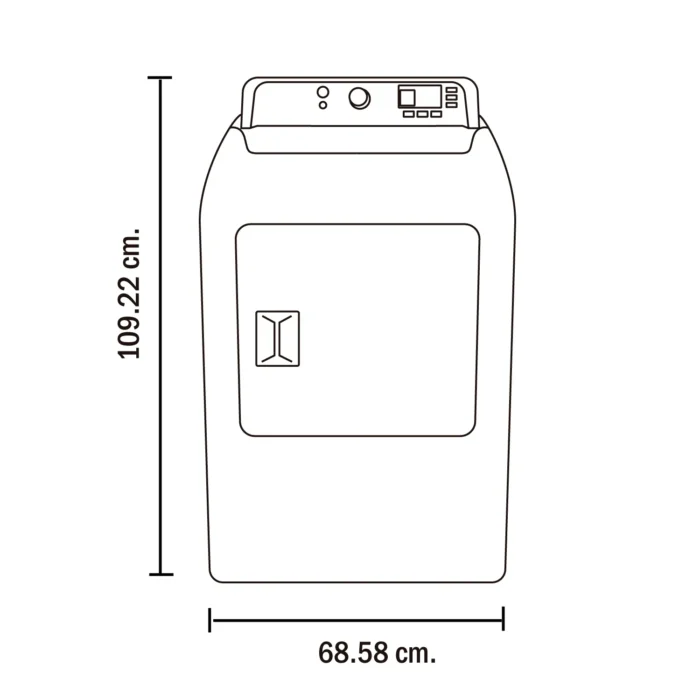 Secadora a gas 19 Kg Aquamaxx - Imagen 5