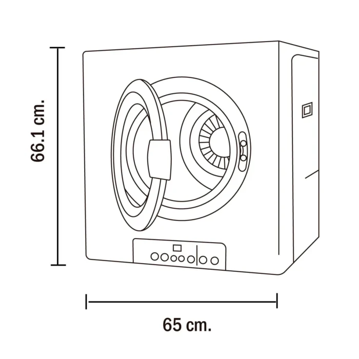 Secadora a Gas 10 Kg modelo Rinnai: Única que se puede colgar - Imagen 4