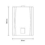 TERMA DE PASO 17 LTS/MIN TIRO FORZADO MODULANTE RINNAI - Imagen 3