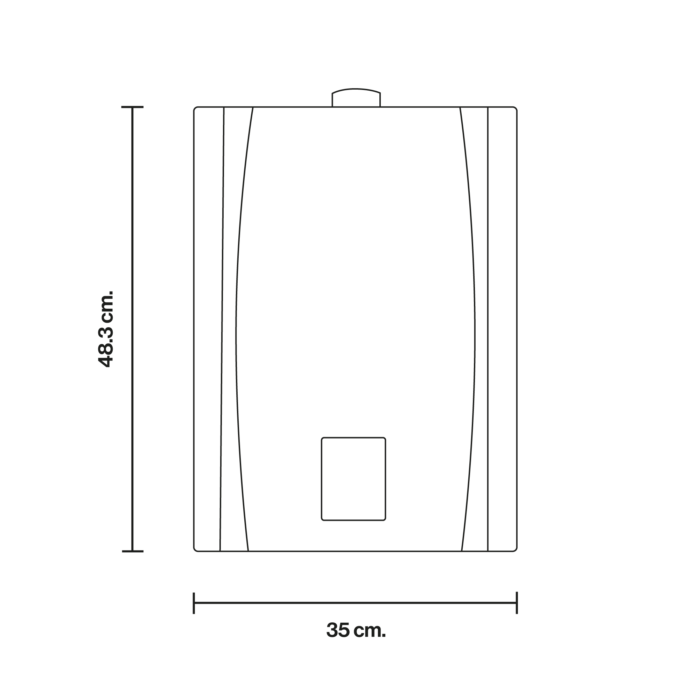 TERMA DE PASO 17 LTS/MIN TIRO FORZADO MODULANTE RINNAI - Imagen 3