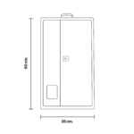 TERMA DE PASO 23 LTS/MIN TIRO FORZADO MODULANTE RINNAI - Imagen 3